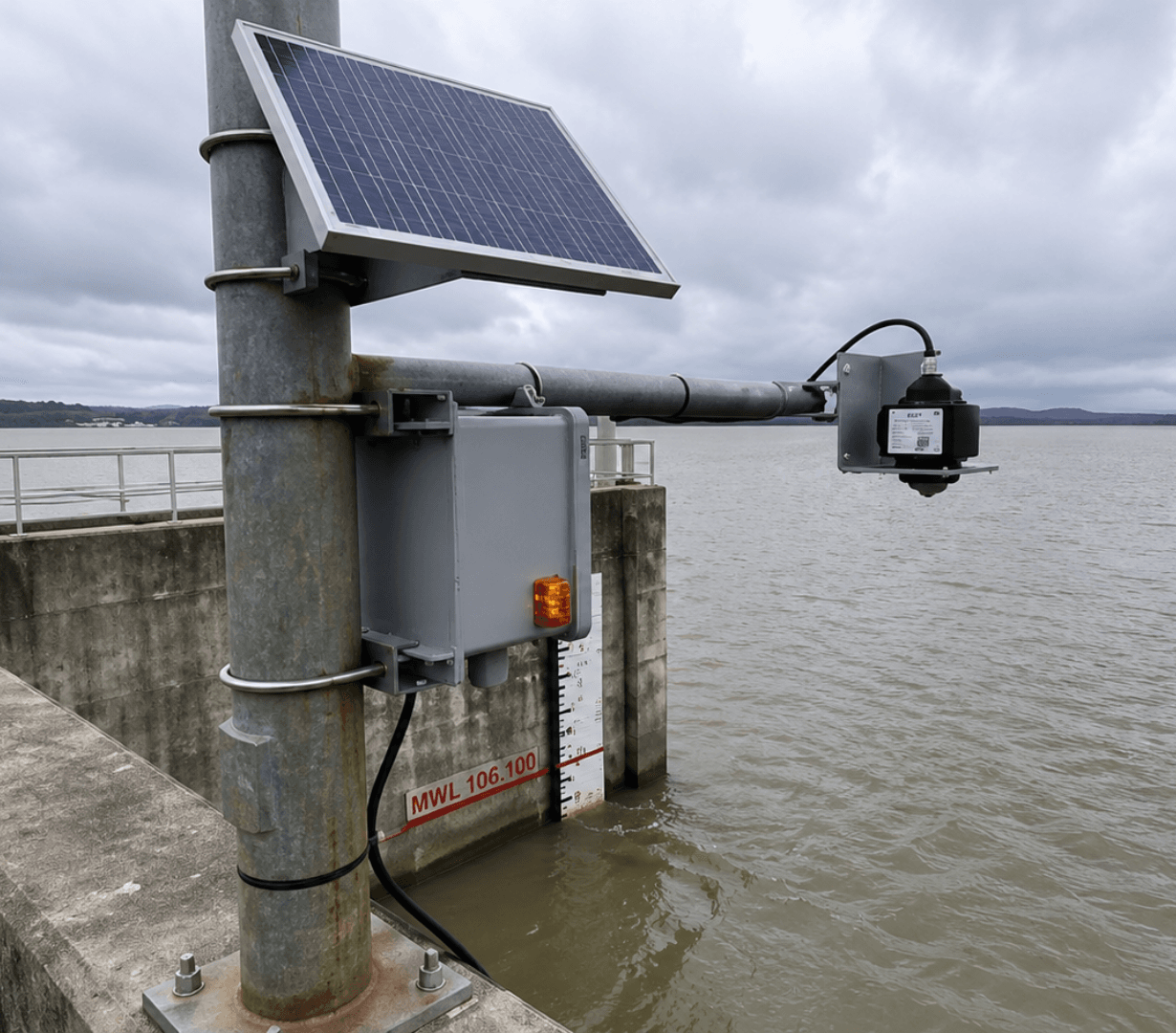 Automated Dam Water Level Monitoring